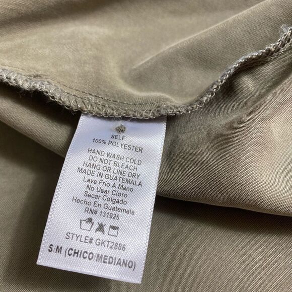 Orange Creek s/m oversized coat sage green - Picture 8 of 9